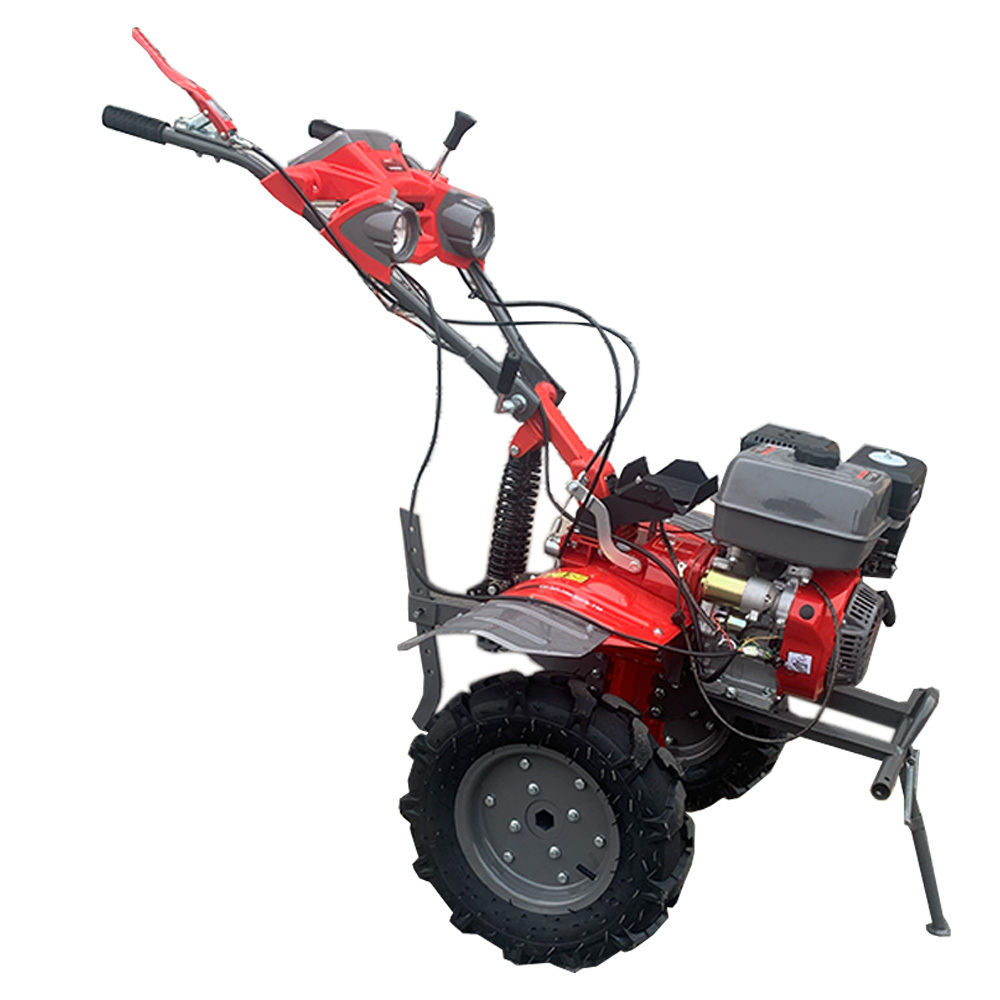 9HP Premium Gasoline Tiller - Double Shock Absorption