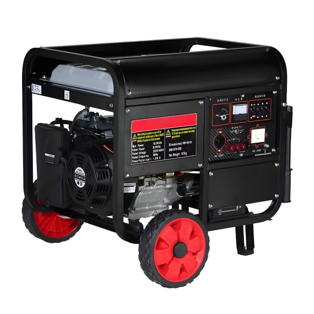 10kW Gasoline Open Frame Generator 194F Engine Customized Voltage Frequency