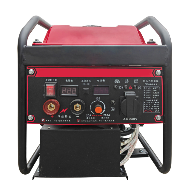 4.2kW/200A Gasoline Inverter Welding Generator Generator 172F Engine Customized Voltage Frequency
