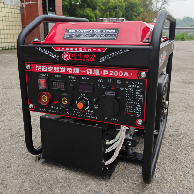 4.2kW/200A Gasoline Inverter Welding Generator Generator 172F Engine Customized Voltage Frequency