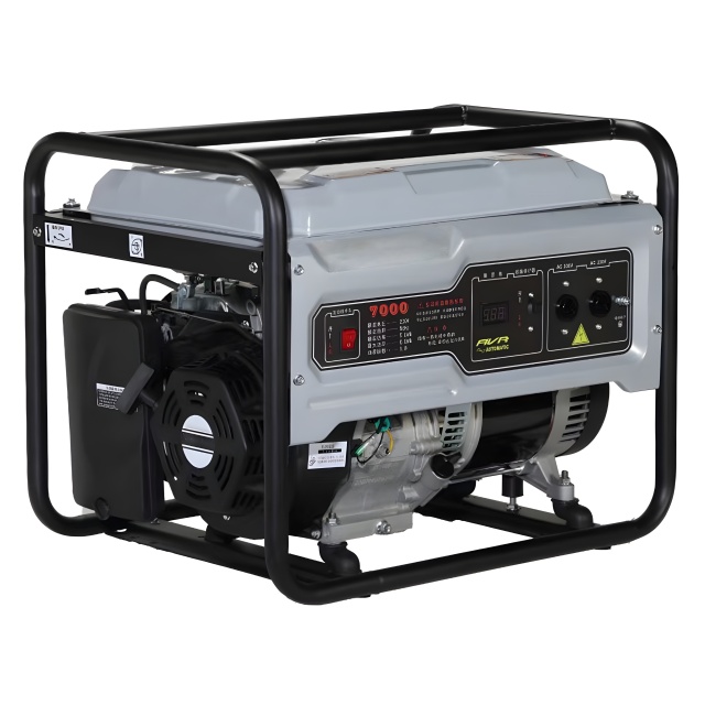5kW Gasoline Open Frame Generator 190F Engine Customized Voltage Frequency
