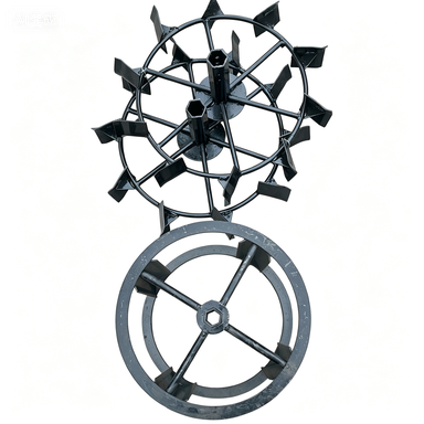 SBL High-Traction Iron Walking Wheel | Anti-skid Paddy Field Wheel for Tillers