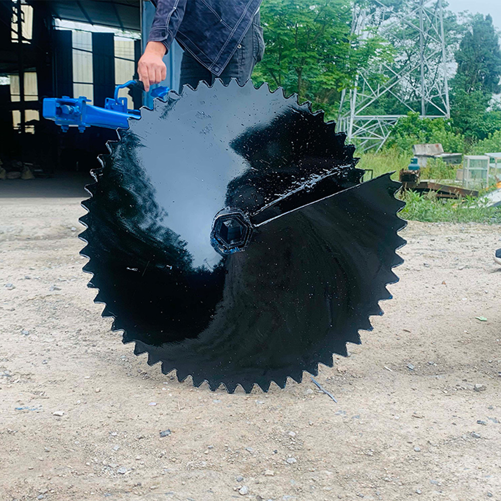 SBL Serrated Spiral Ditching Blade | Heavy-Duty Trenching Blade for Power Tillers