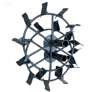 SBL High-Traction Iron Walking Wheel | Anti-skid Paddy Field Wheel for Tillers