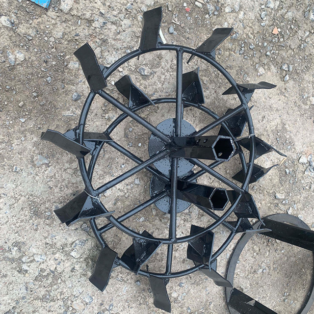 SBL High-Traction Iron Walking Wheel | Anti-skid Paddy Field Wheel for Tillers