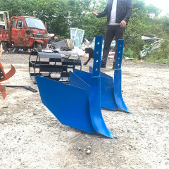 SBL Adjustable Furrower with Stability Wheel | Professional Tiller Ridger & Ditching Tool