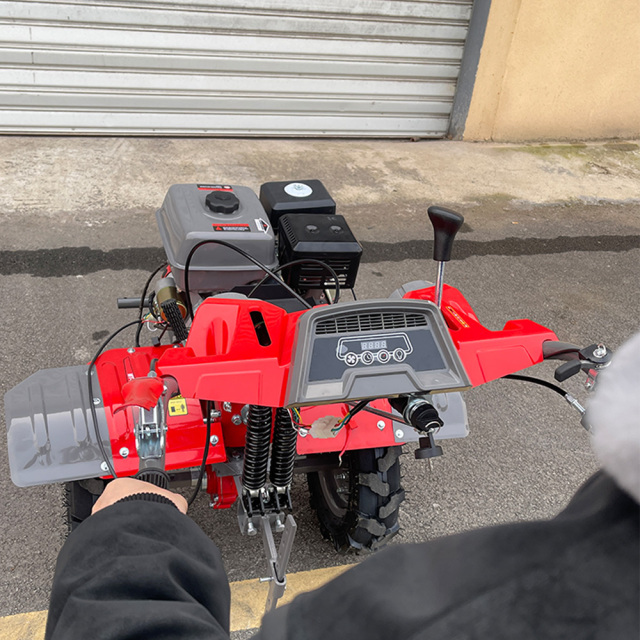 TSBL1050G 9HP Gasoline Cultivator with Double Headlights & Shock Absorption