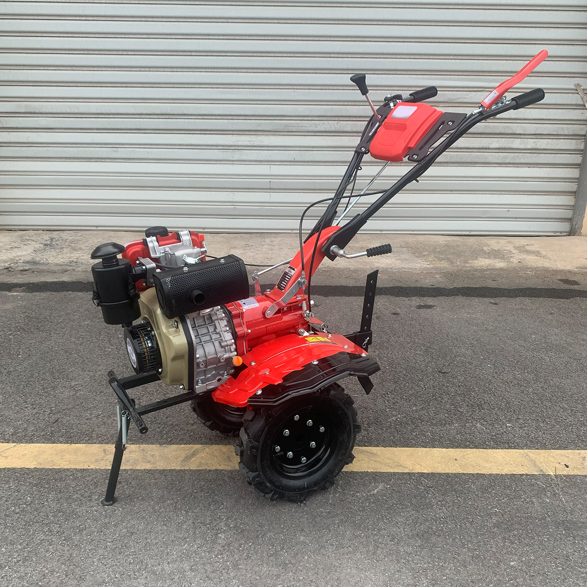 TSBL1050D 7HP Electric Start Diesel Tiller with LED Headlight Mask