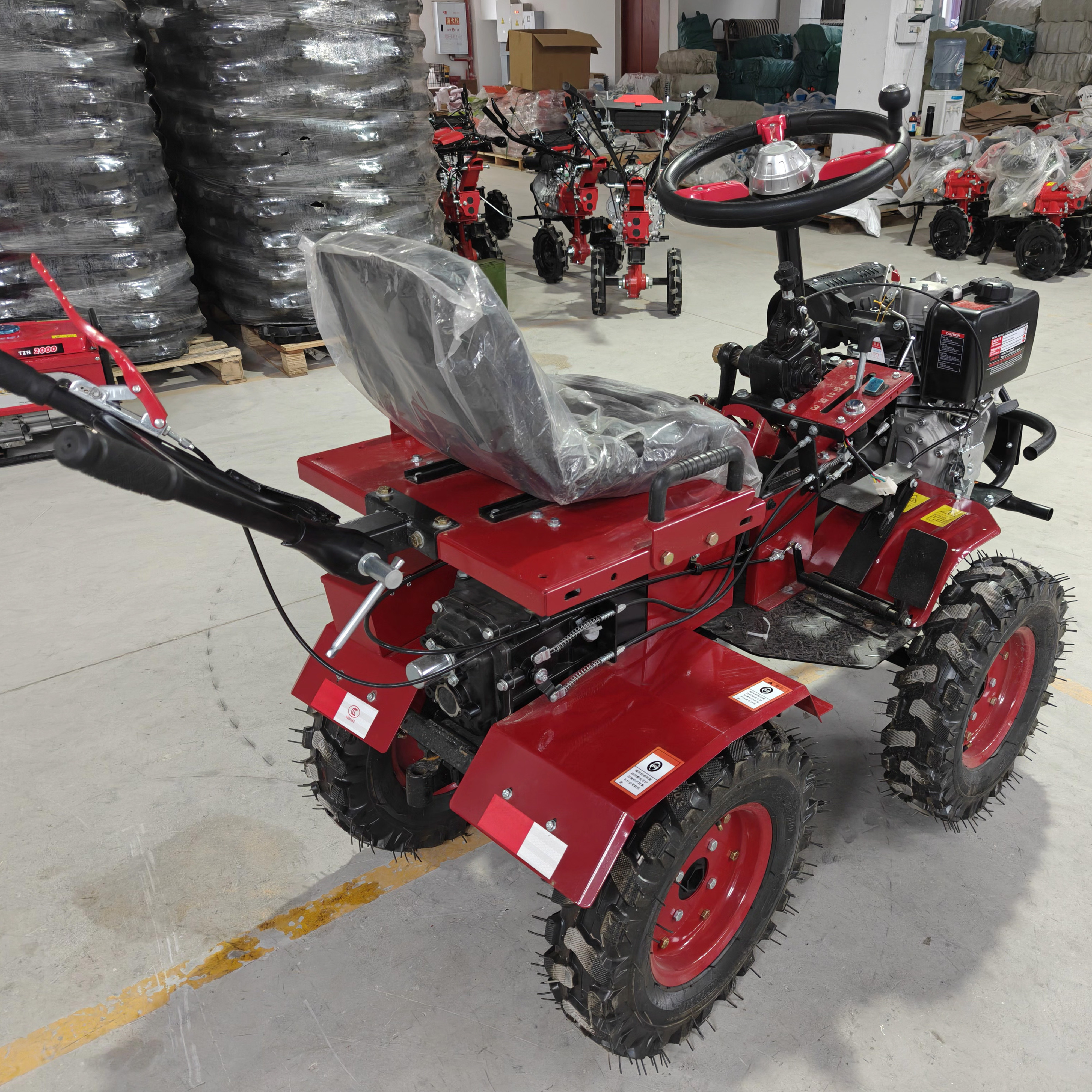 Commercial Riding 4WD Tiller: The Solution to Farmer Fatigue