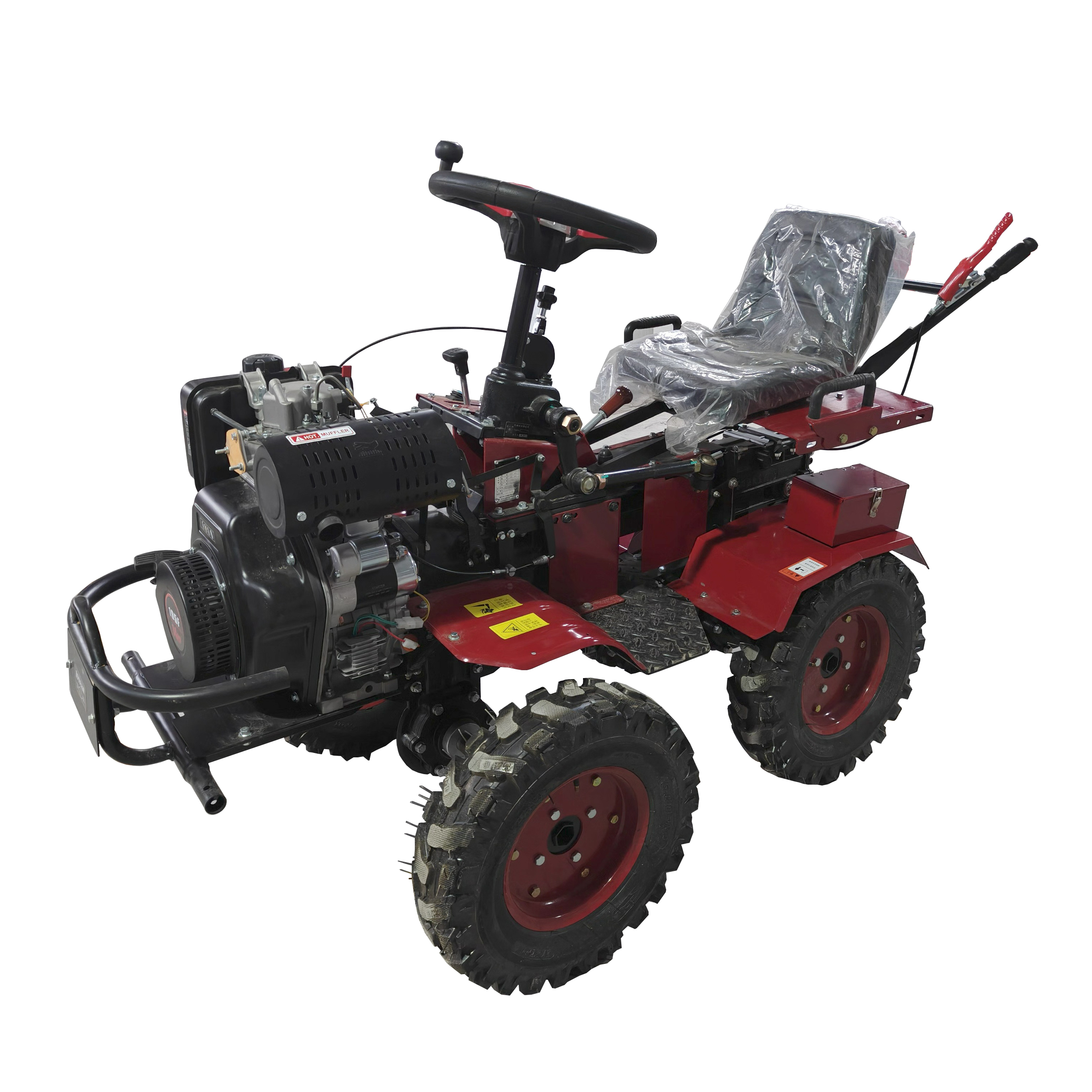 Commercial Riding 4WD Tiller: The Solution to Farmer Fatigue