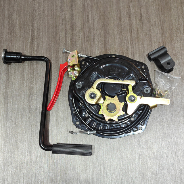 Easy Start Kit Hand-Crank Starter for Diesel Tillers | Zero Pull Effort