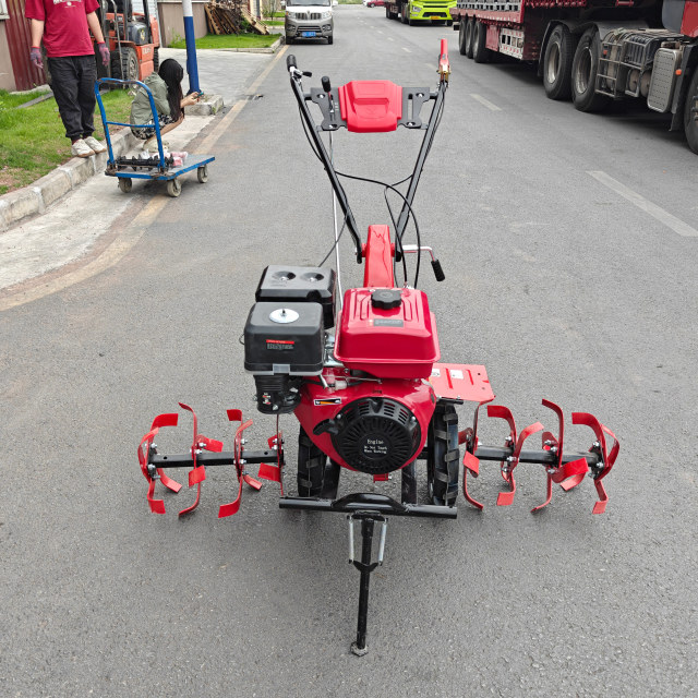 9HP Motocultor Gasolina with LED Headlights & Shock Absorption
