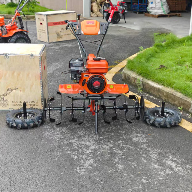9HP Motocultor Gasolina with LED Headlights & Shock Absorption