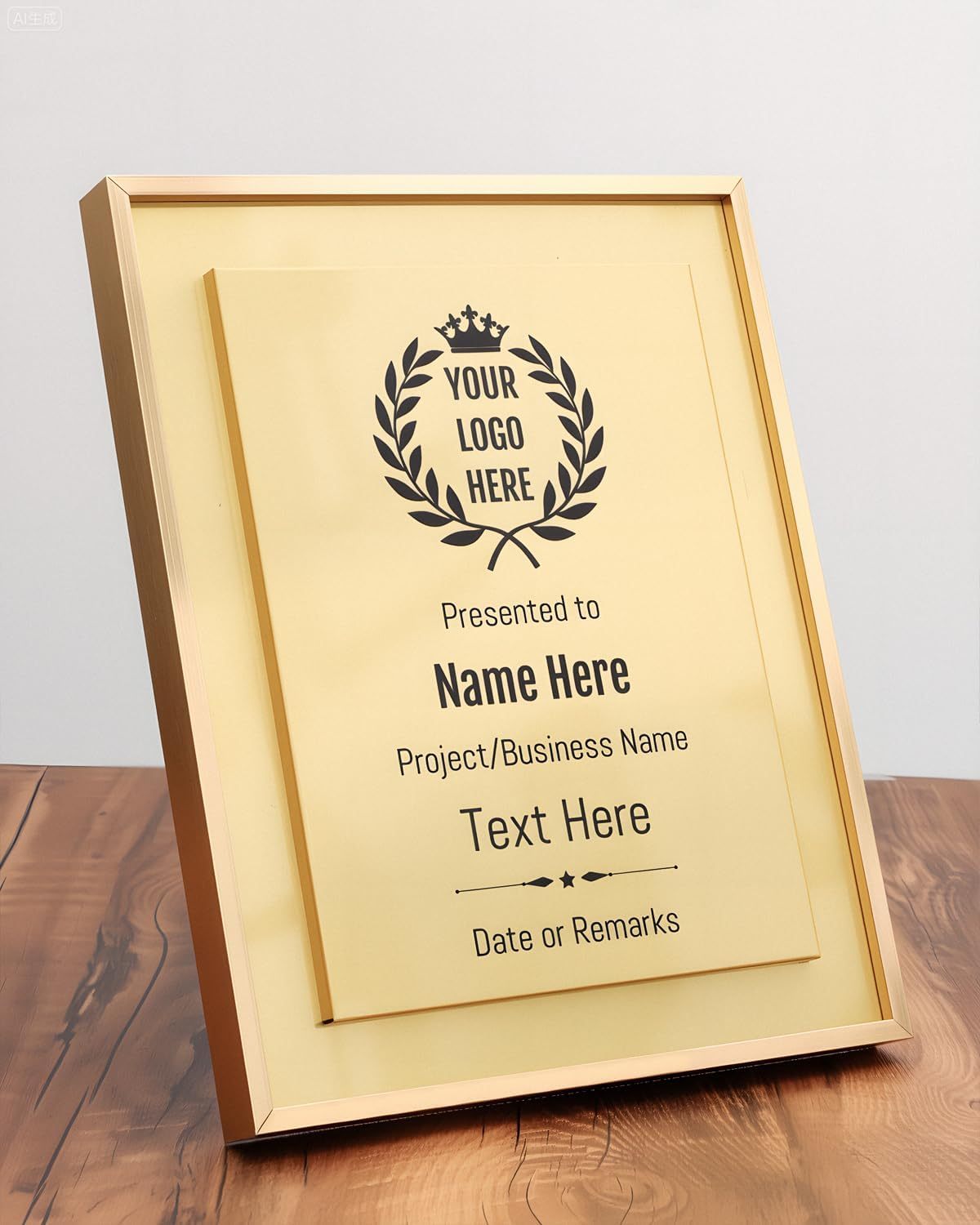 Recognition Plaque