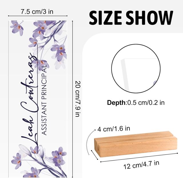 木质底座名牌展示