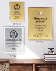 Recognition Plaque