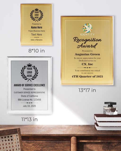 Recognition Plaque