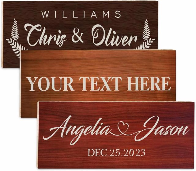 Custom Wooden Name Sign