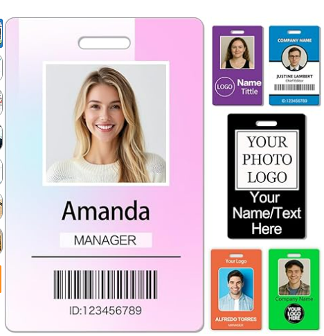 Custom Employee ID Badge