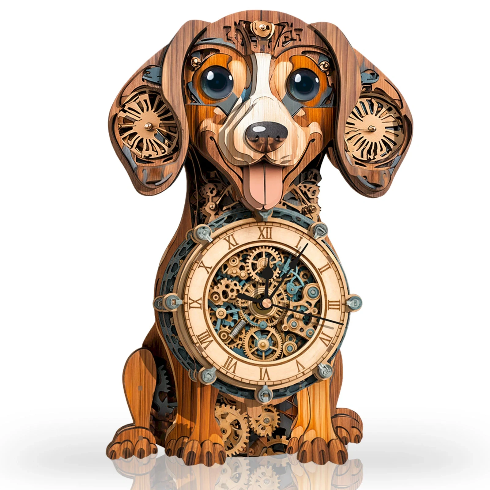 3D Wooden Puzzle Clock
