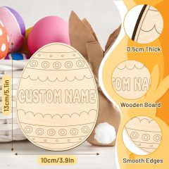 DIY Wooden Easter Egg Painting Kit