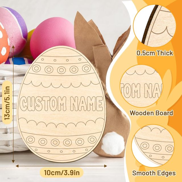 DIY Wooden Easter Egg Painting Kit