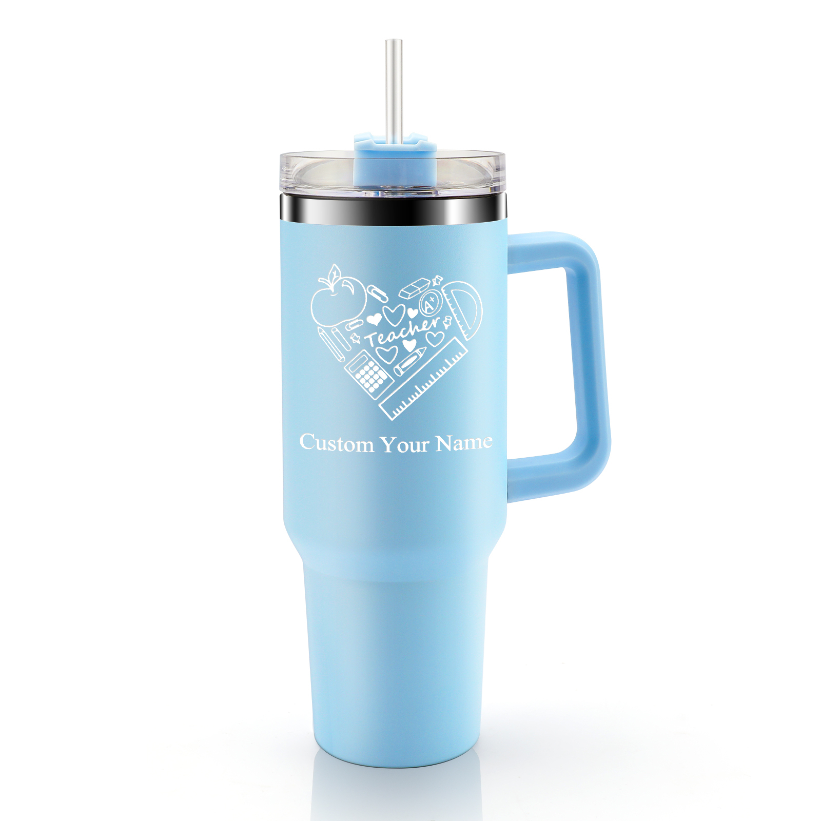 Custom Handled Car Tumbler