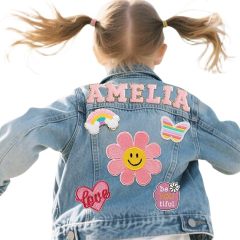 刺繡牛仔外套