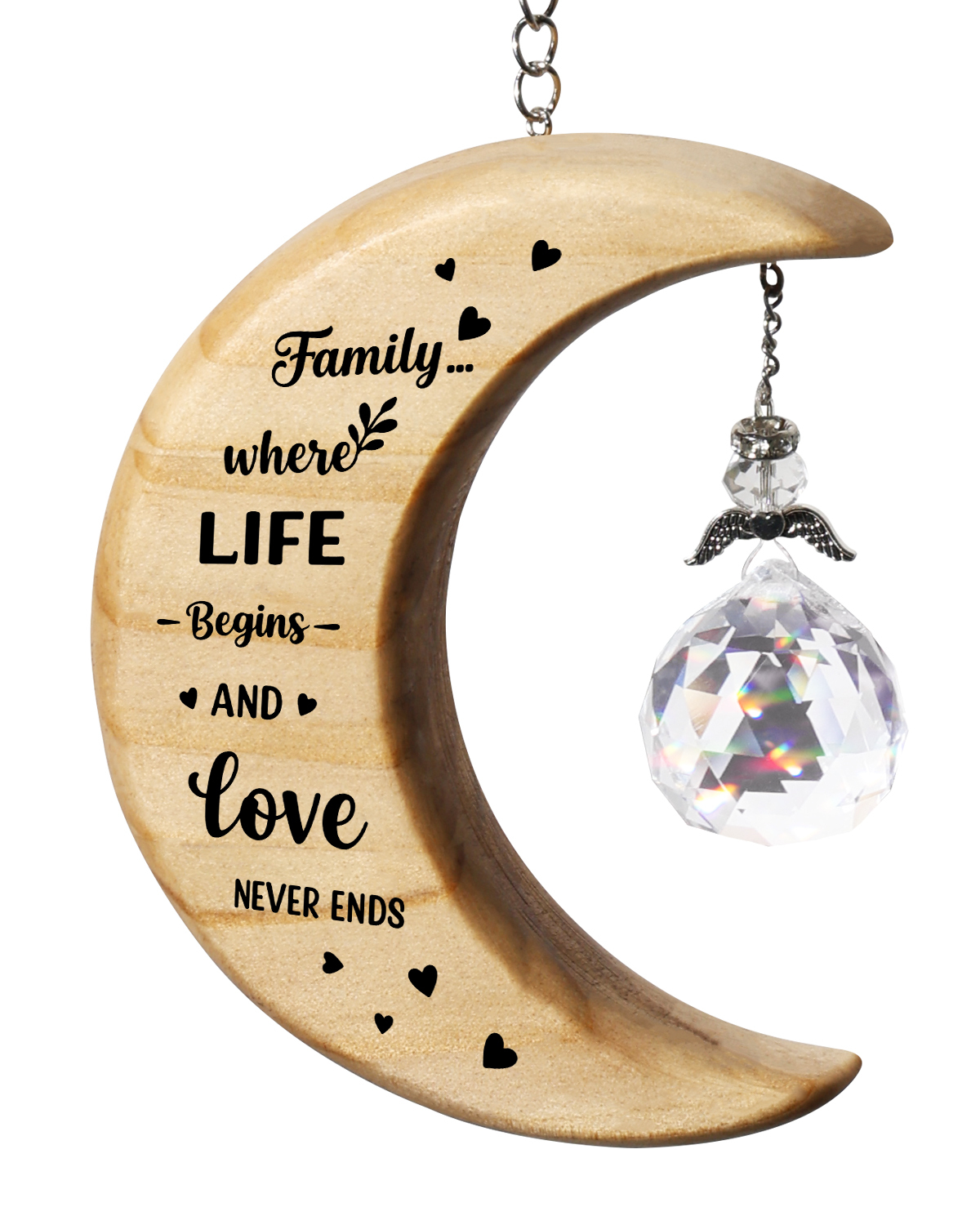 Moon Hanging Ornament