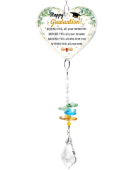 Heart Acrylic Crystal Pendant Ornament