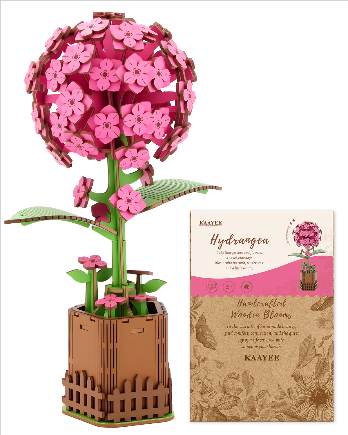 3D Wooden Flower Puzzle