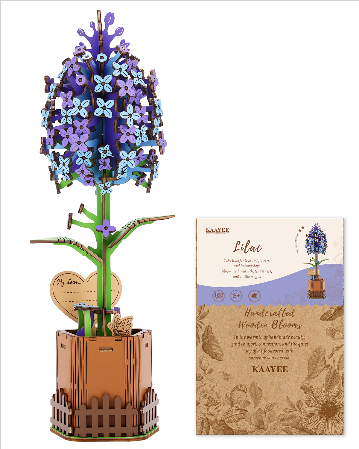 3D Wooden Flower Puzzle