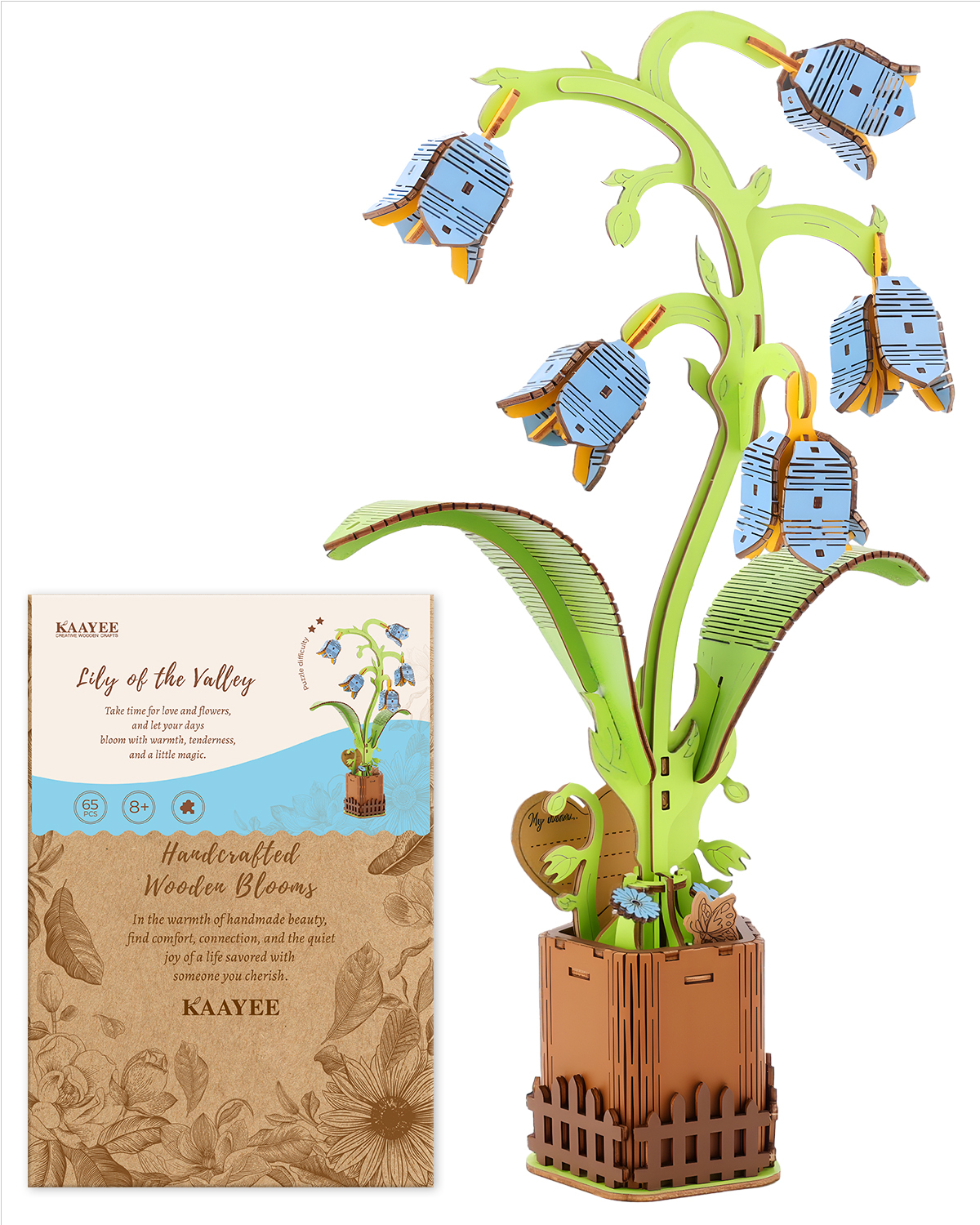 3D Wooden Flower Puzzle