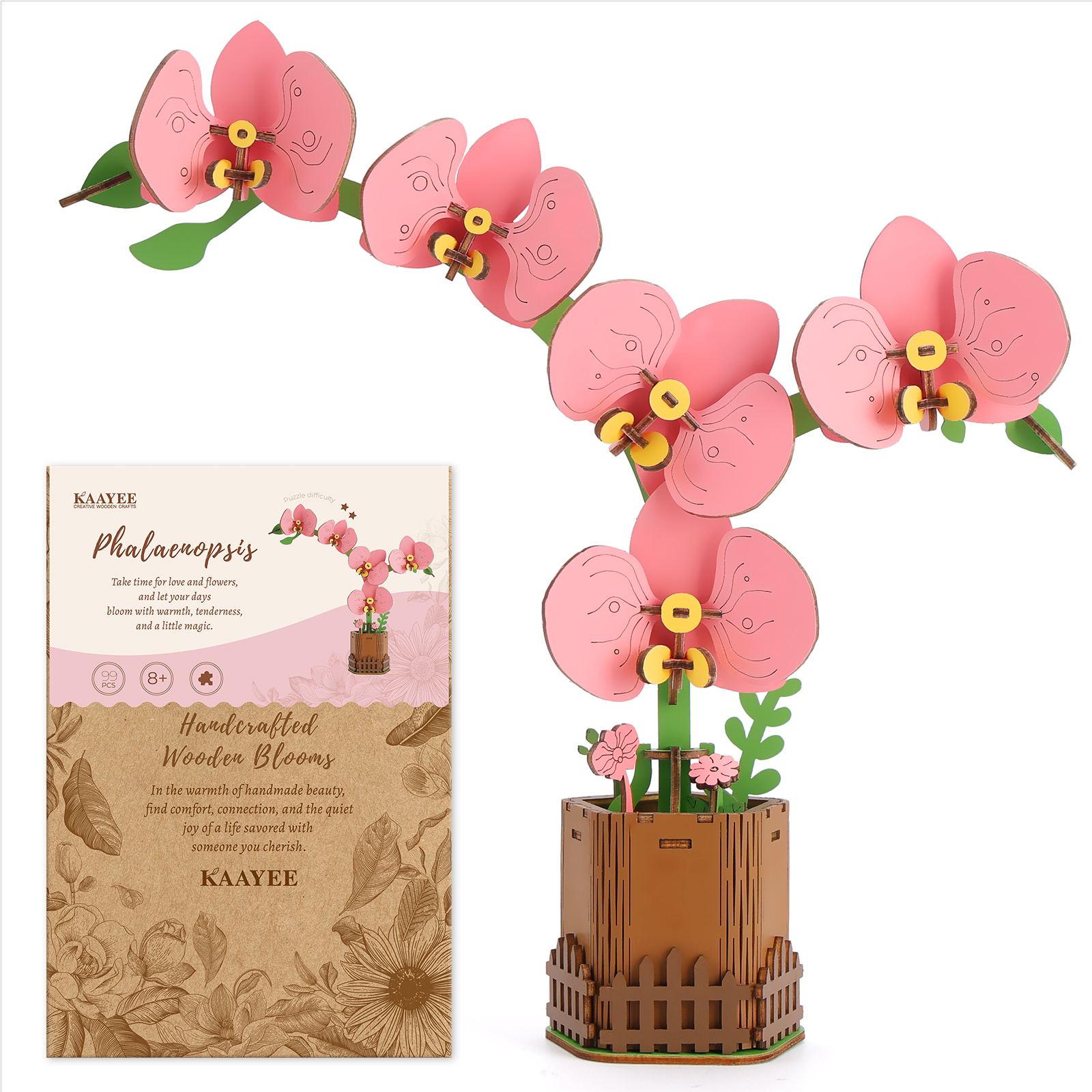 3D Wooden Flower Puzzle
