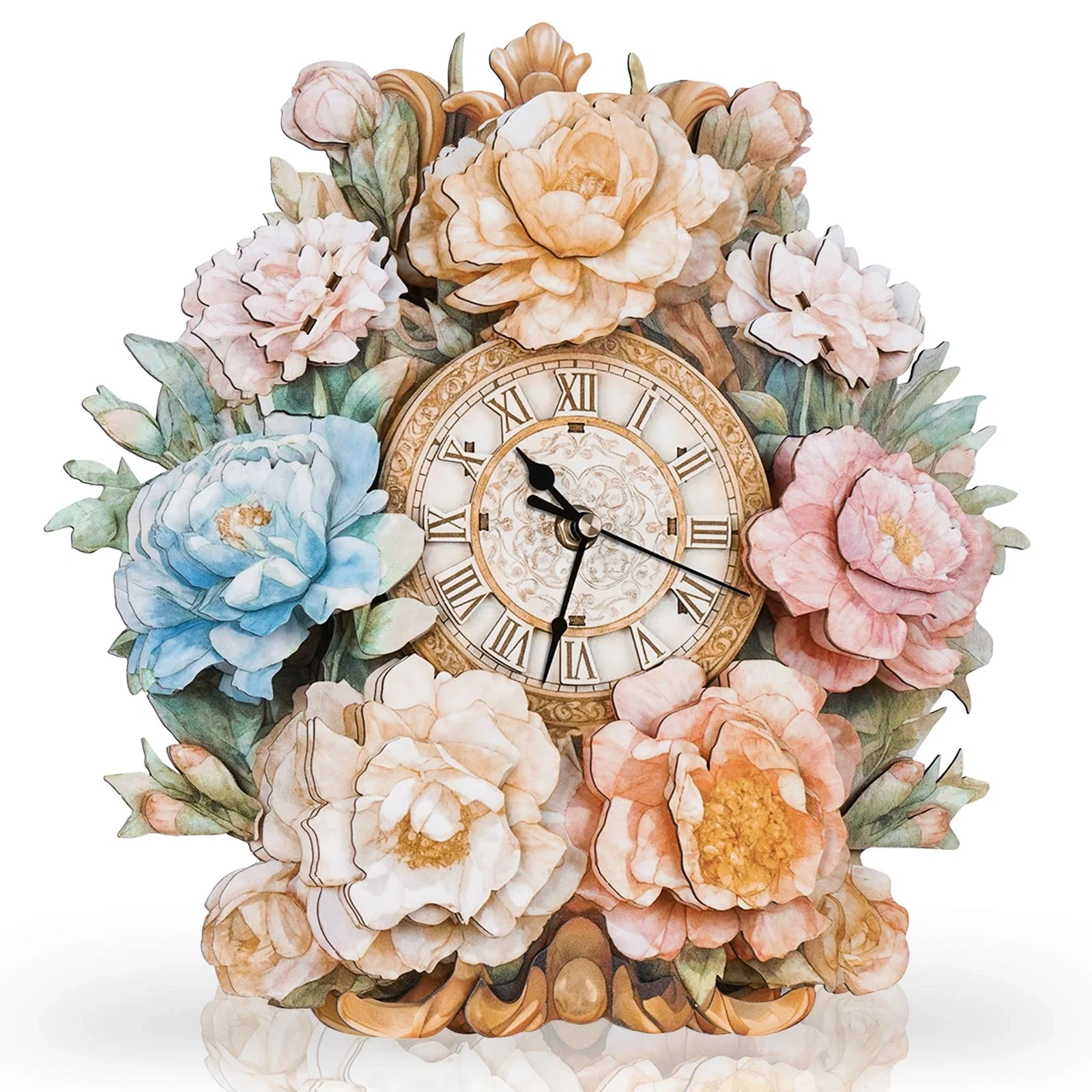 3D Wooden Puzzle Clock