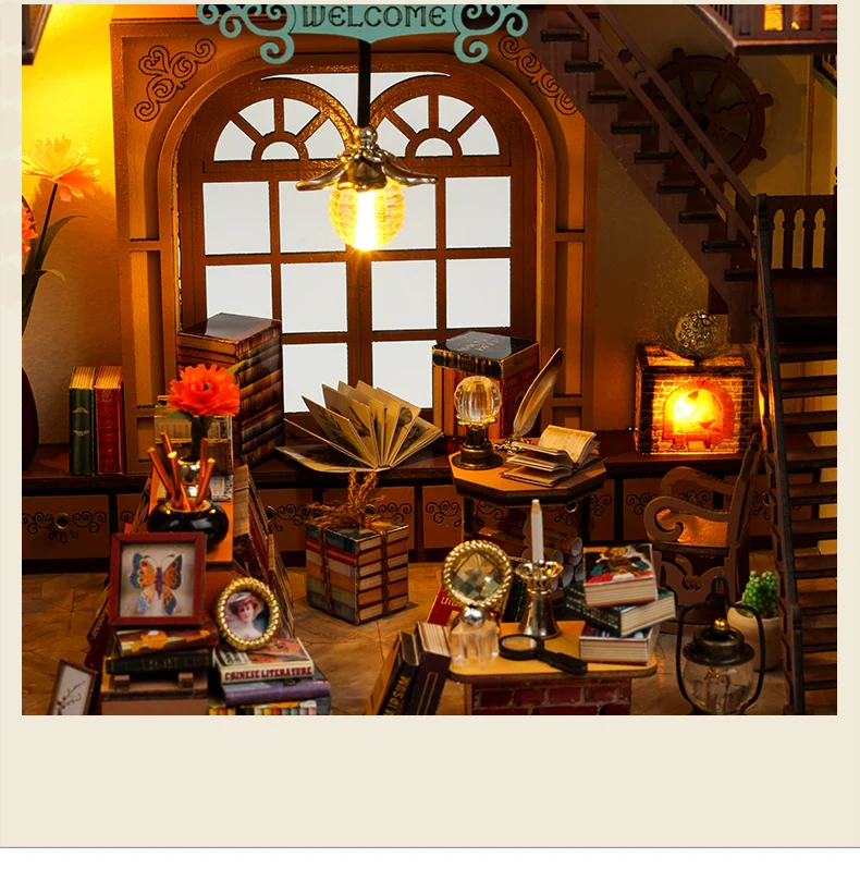DIY Wooden Book Nook Puzzle
