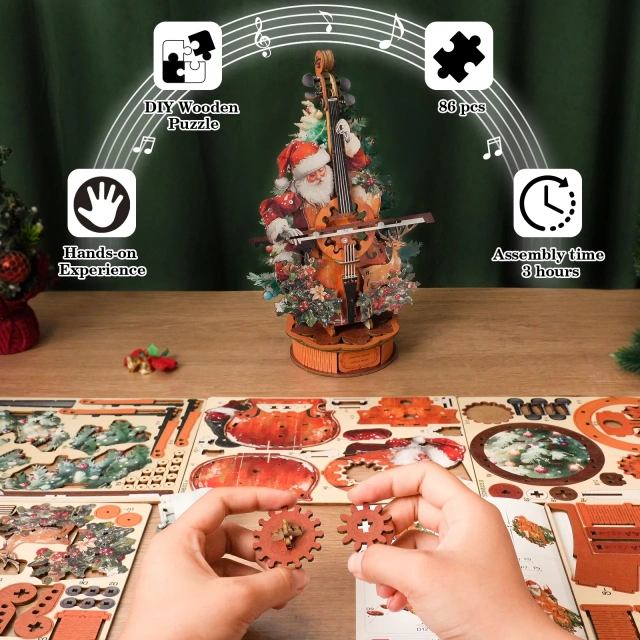 立体拼图音乐盒