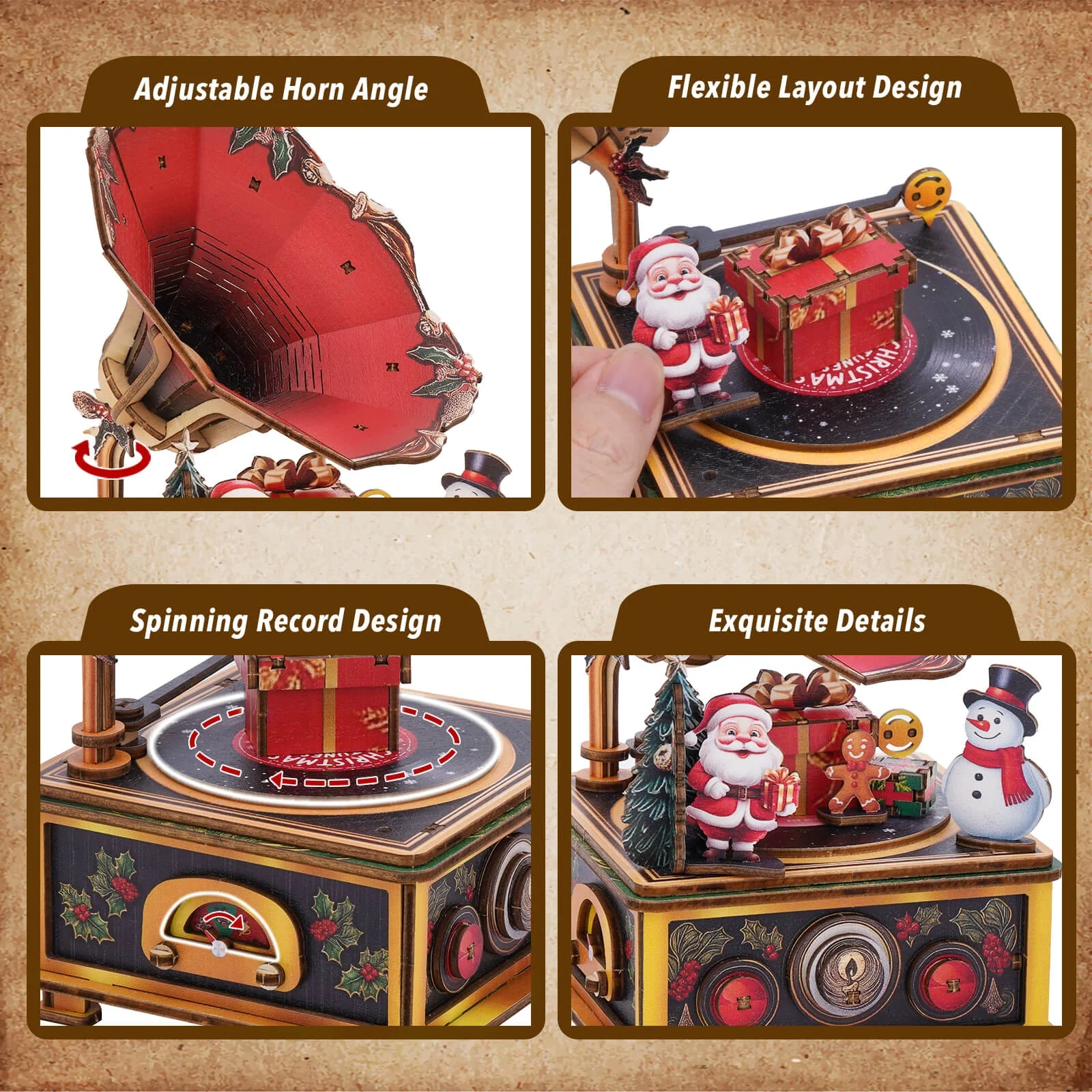 3D Puzzle Music Box