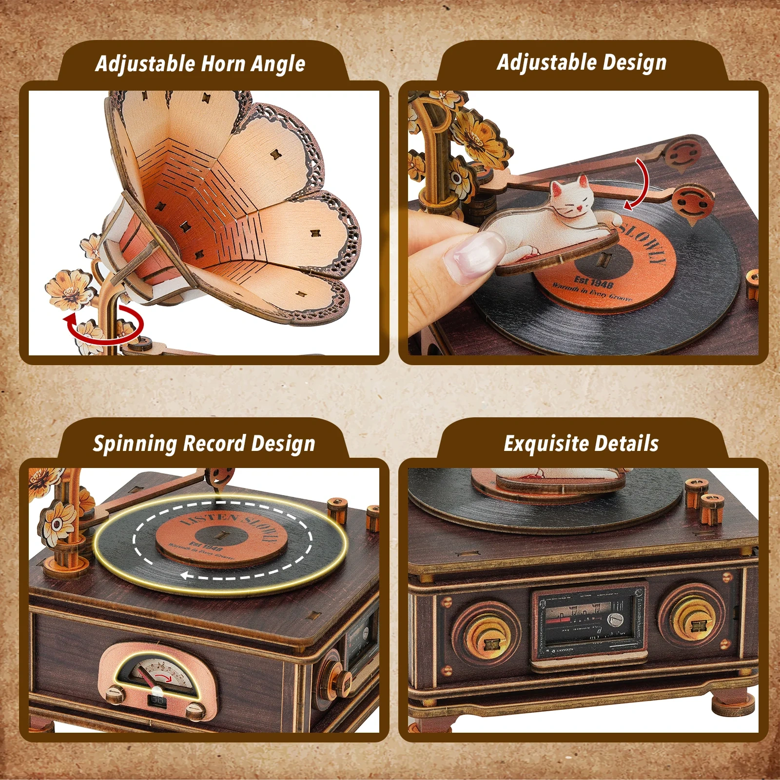 3D Puzzle Music Box