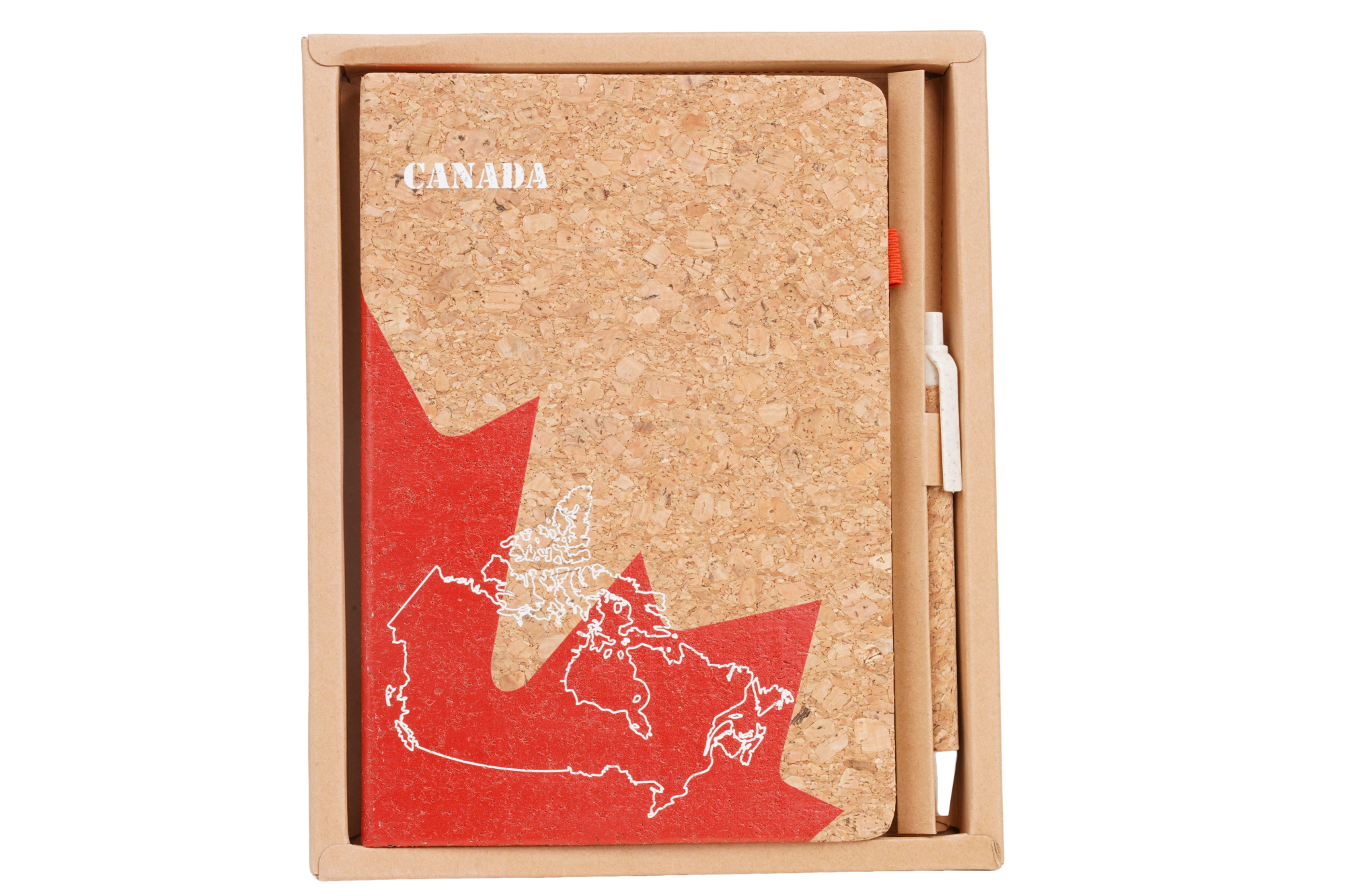 Canada Cork Notebook Gift Set with Pen