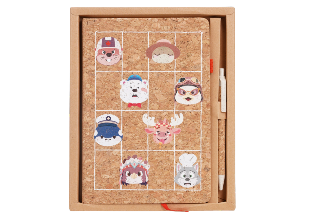 Canada Cork Notebook Gift Set with Pen