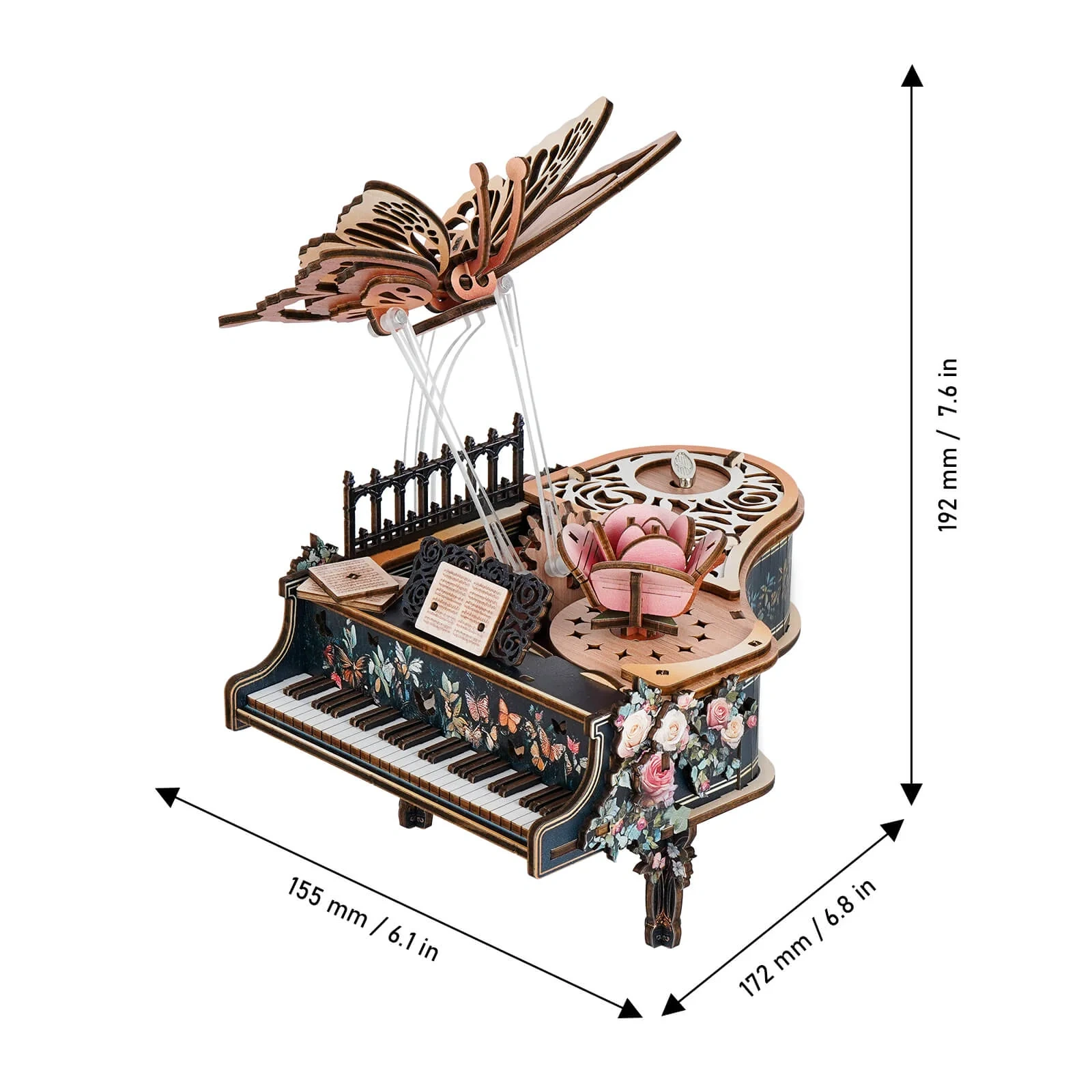 3D Puzzle Music Box