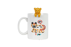 Custom Rim Decor Ceramic Mug