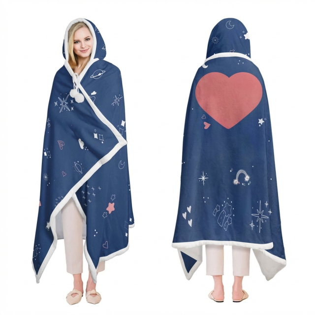 Custom Hooded Blanket