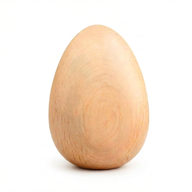 Personalized Wooden Egg Rattle