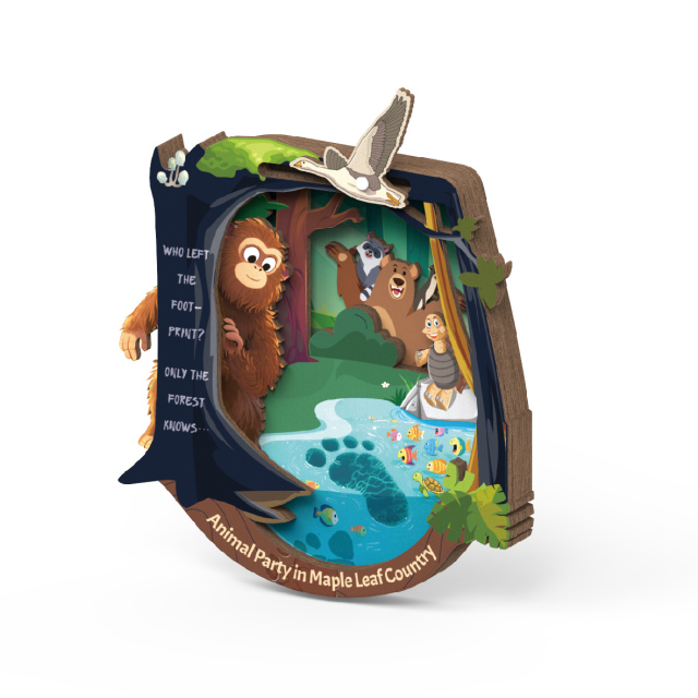 Canada-Themed Souvenir Fridge Magnets