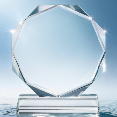 Custom Crystal Award with Crystal Base