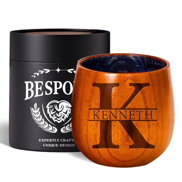 客製木質玻璃酒杯