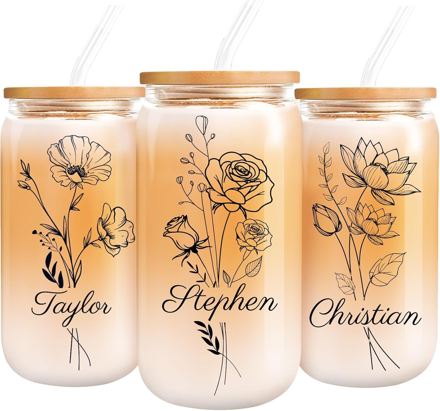 Custom Glass Beverage Cup