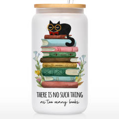 Custom Glass Straw Cup